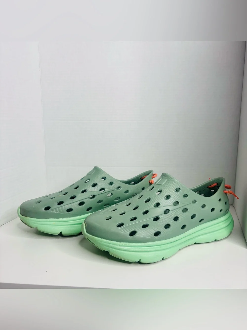 Men's Slip-On Ventilated Foam Sandals - Sage Green